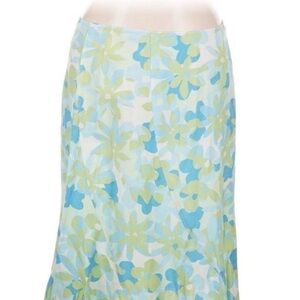 Plus Size Floral Skirt